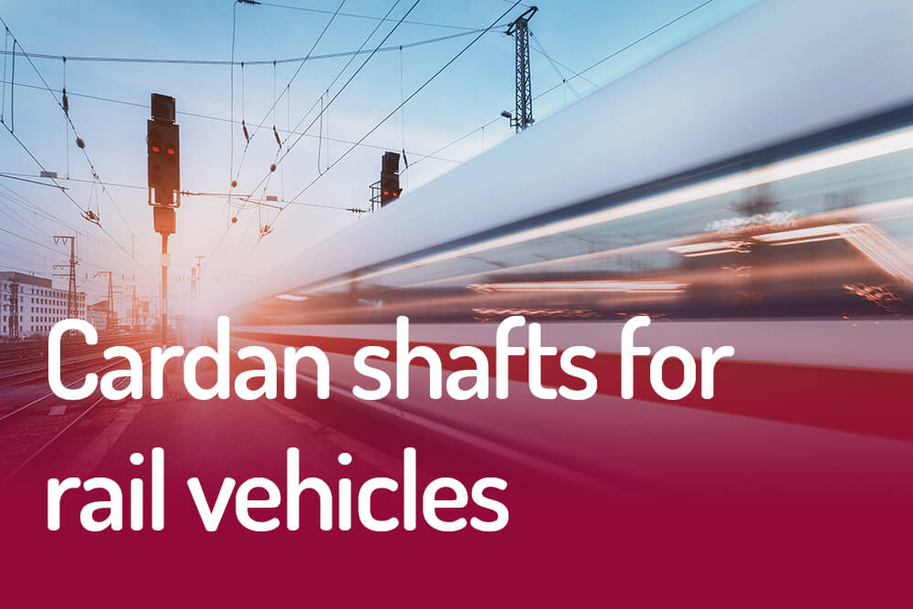 cardan shafts for rail vehicles